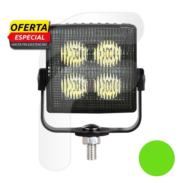 LUZ ESTROBOSCÓPICA LED 9/30V 4LEDX3W VERDE FA410016G